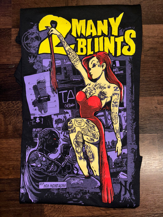 2 Many Blunts Jessica Tattoo T-Shirt